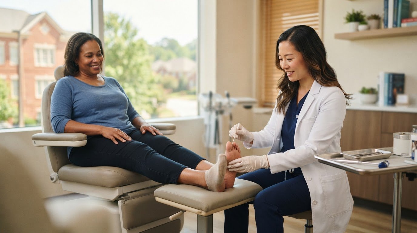 Peace of Mind with Diabetic Foot Checks in Marietta