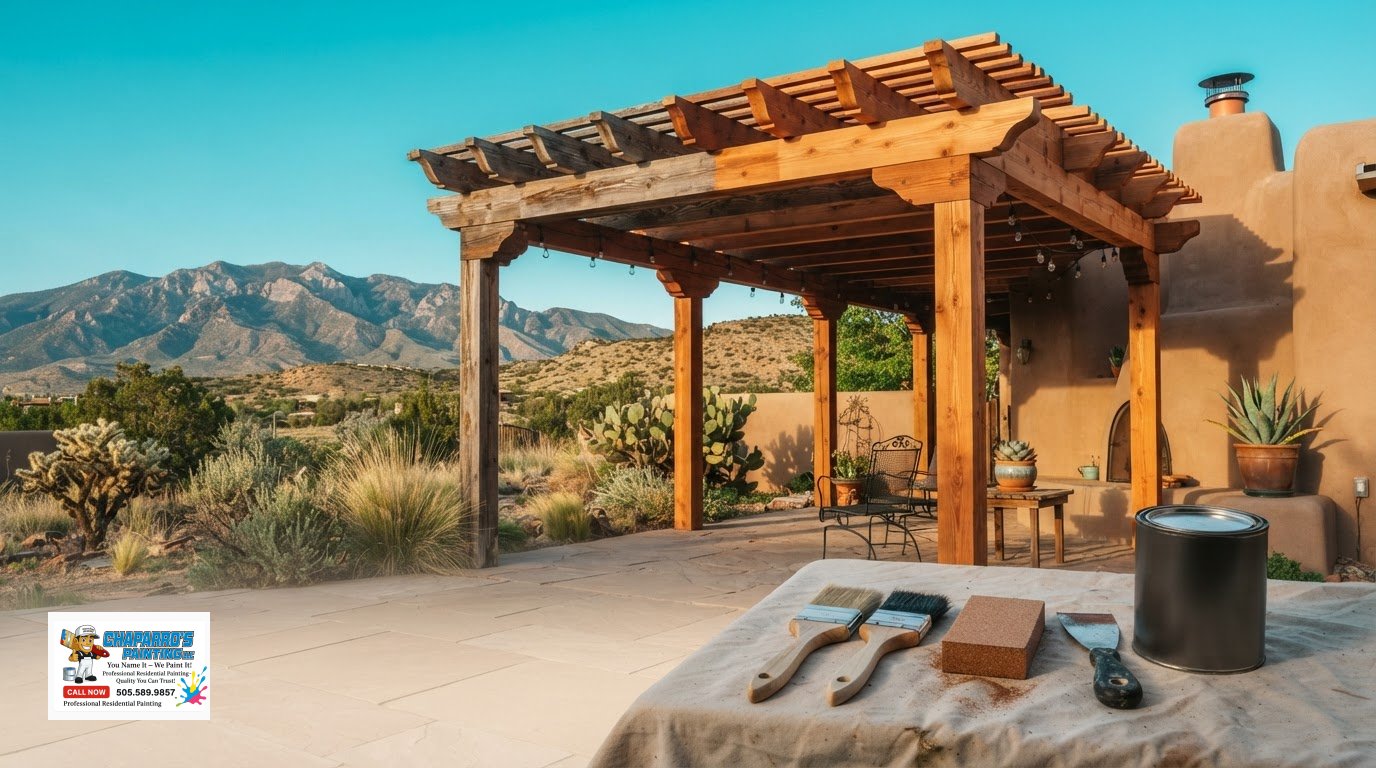 Pergola Staining in Bernalillo: Protect and Refresh Your Outdoor Wood