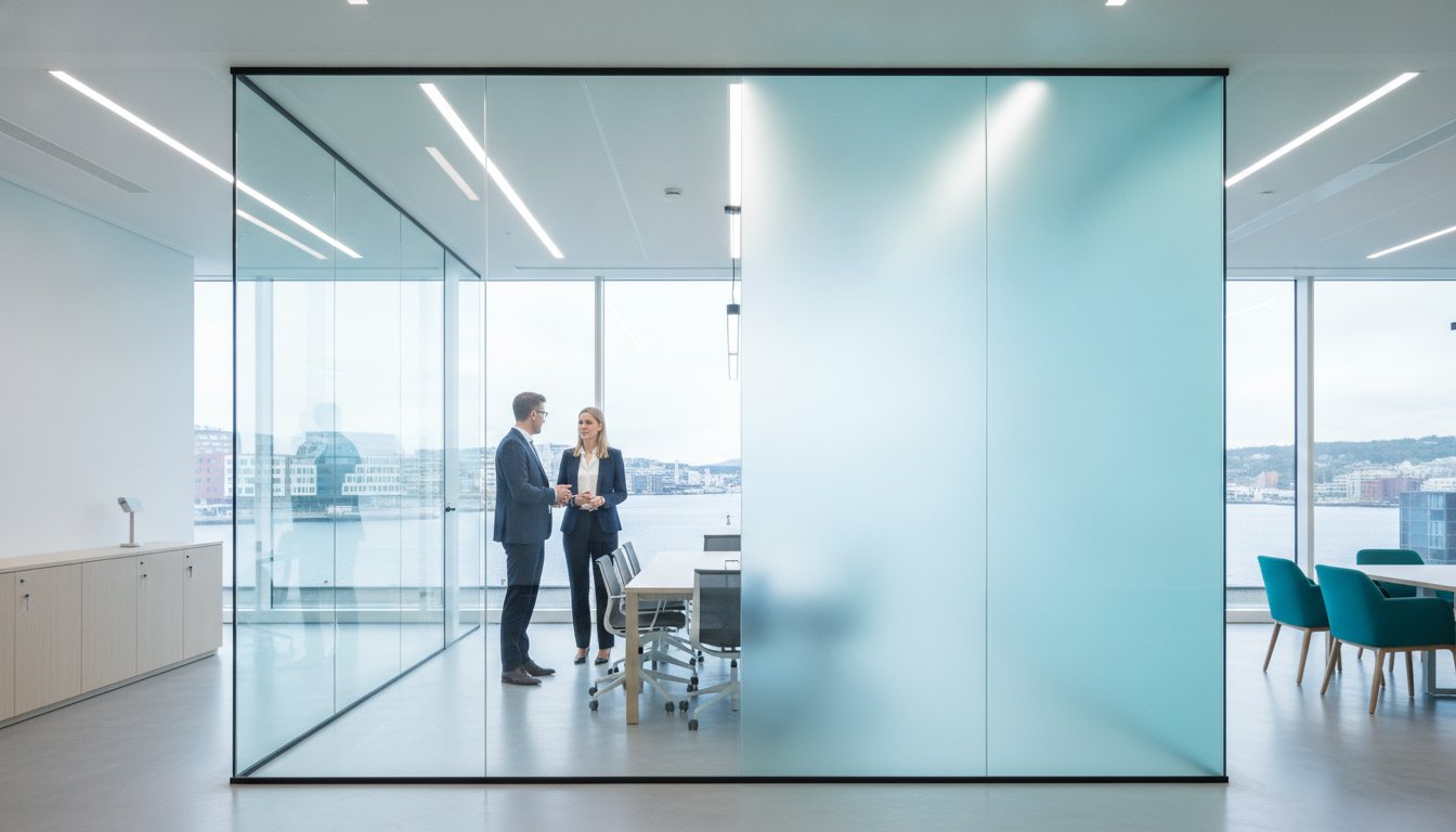 Personvern på kontor med glassvegger: Fra akvarium til privat sone