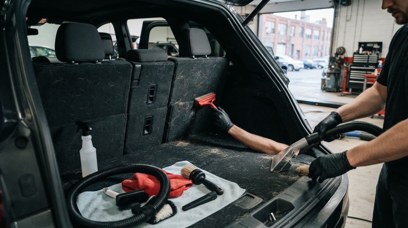 Pet Hair Removal from Your Car in Utica: A Practical Checklist