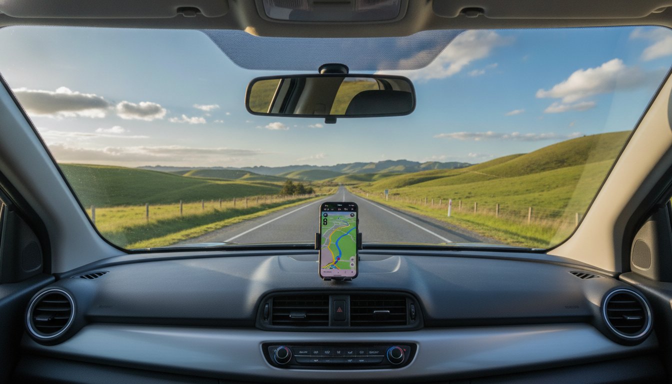 Phone Navigation in NZ Rental Cars: 2026 Safety & Law