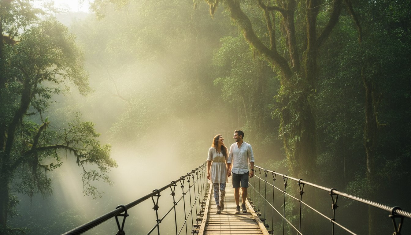 Planes románticos en Costa Rica: Experiencias reales para salir de la rutina en 2026