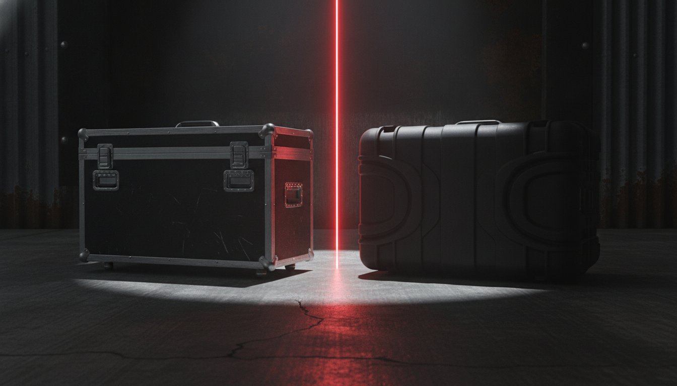 Plywood vs. Molded Plastic Flight Case: The Engineer’s Guide to Gear Protection