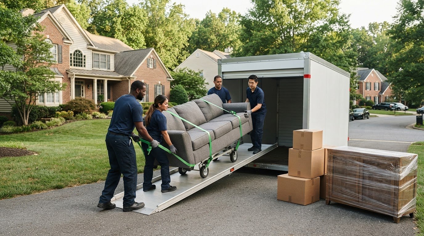PODS Loading Labor in Fairfax: Compare Container and Mover Costs