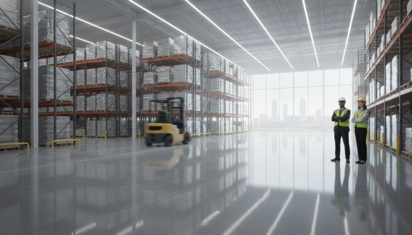 Polished Concrete Warehouse Floors: The 2026 Industrial Buying Guide