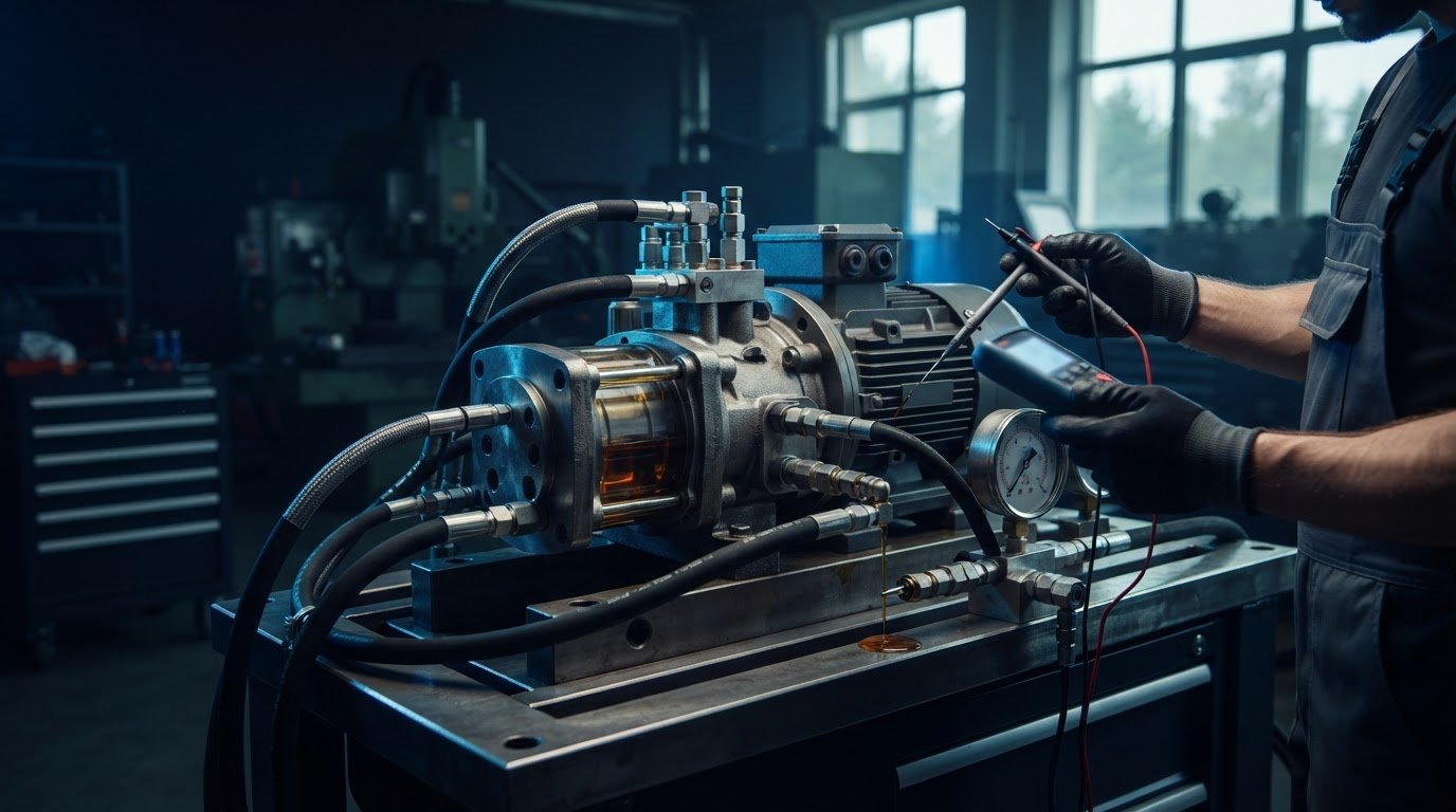 Pompa hydrauliczna i spadek ciśnienia: przyczyny oraz diagnostyka