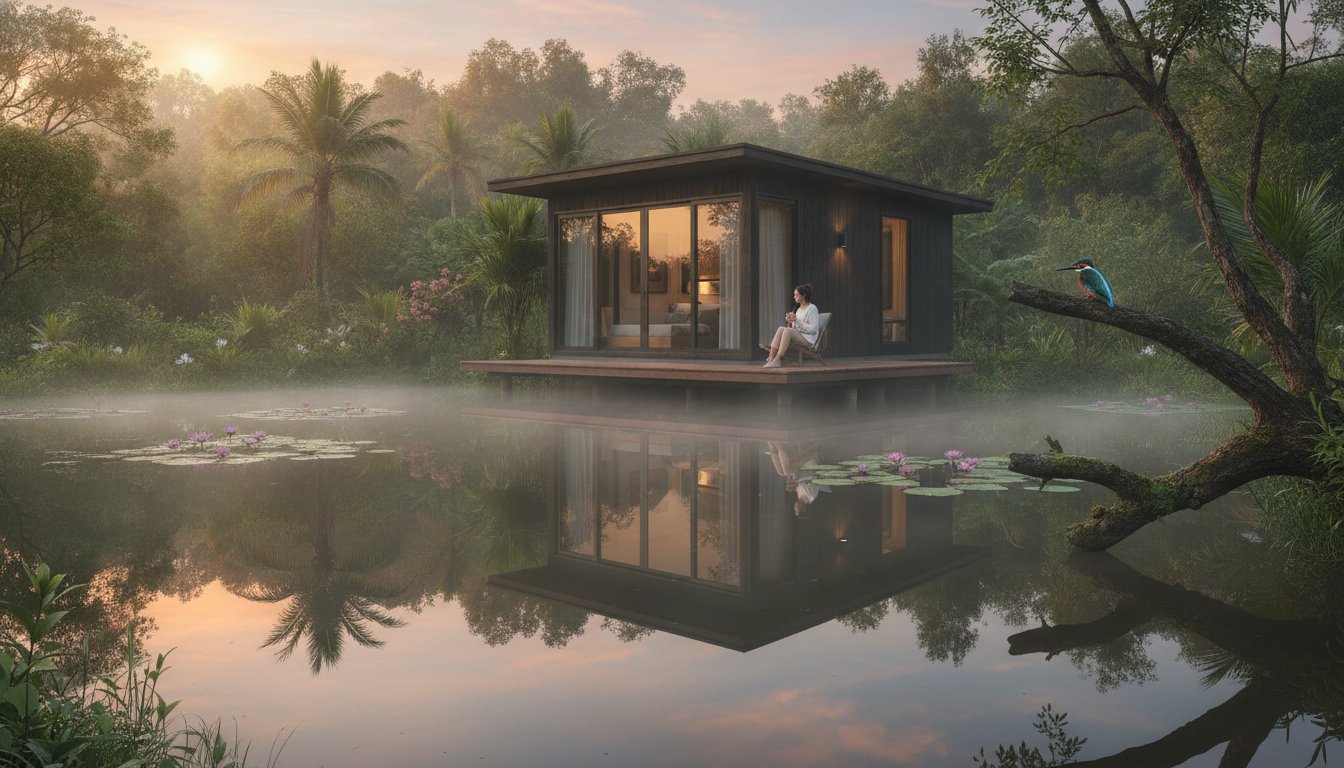Pond View Chalet in Pahang: A Journey into Restorative Stillness
