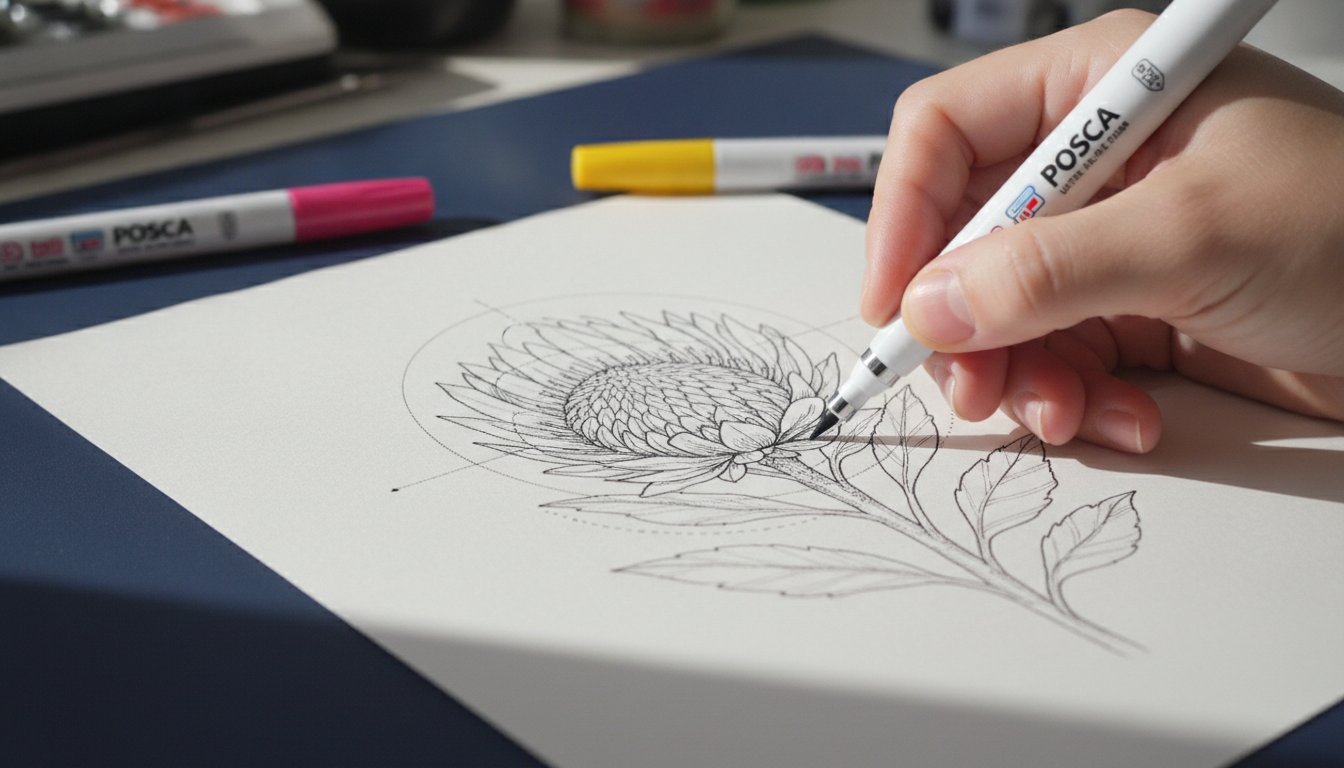 POSCA PC-1MR Ultra Fine: The Australian Artist’s Guide to Precision Outlining