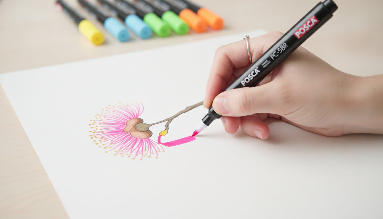 POSCA PC-5BR Brush Tip: Guide for Australian Artists