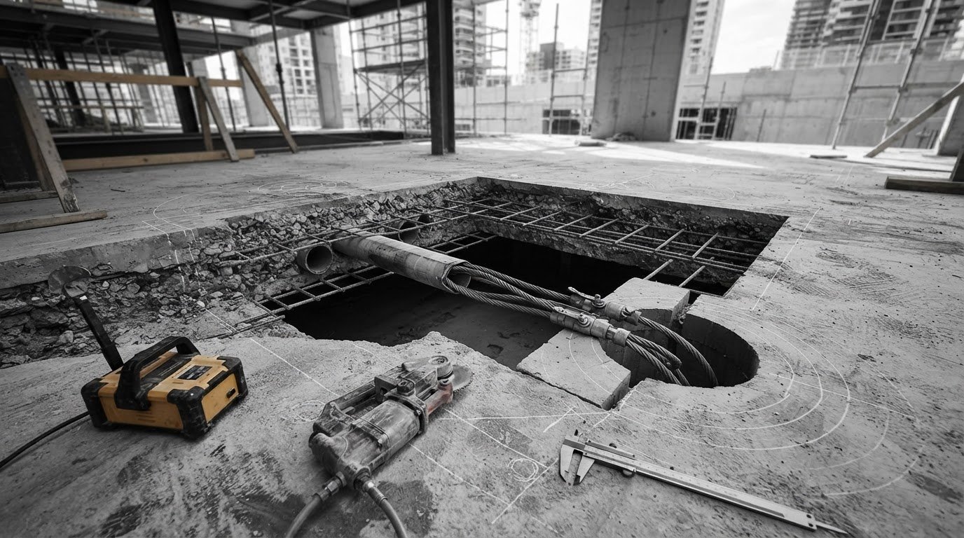 Post Tension Truncation: Planning Structural Slab Changes
