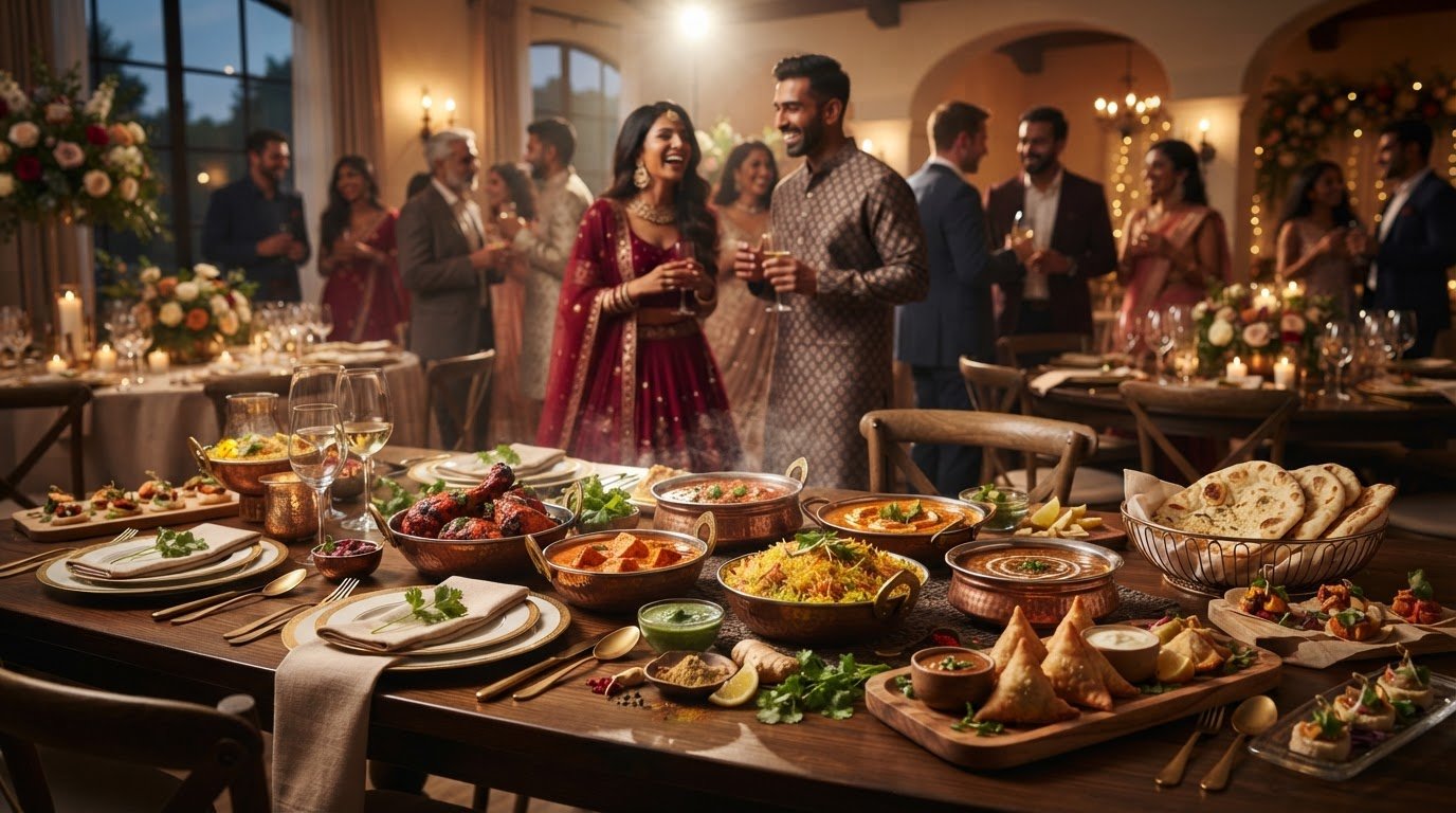 Pre-wedding event catering in Dublin with serving styles for your event