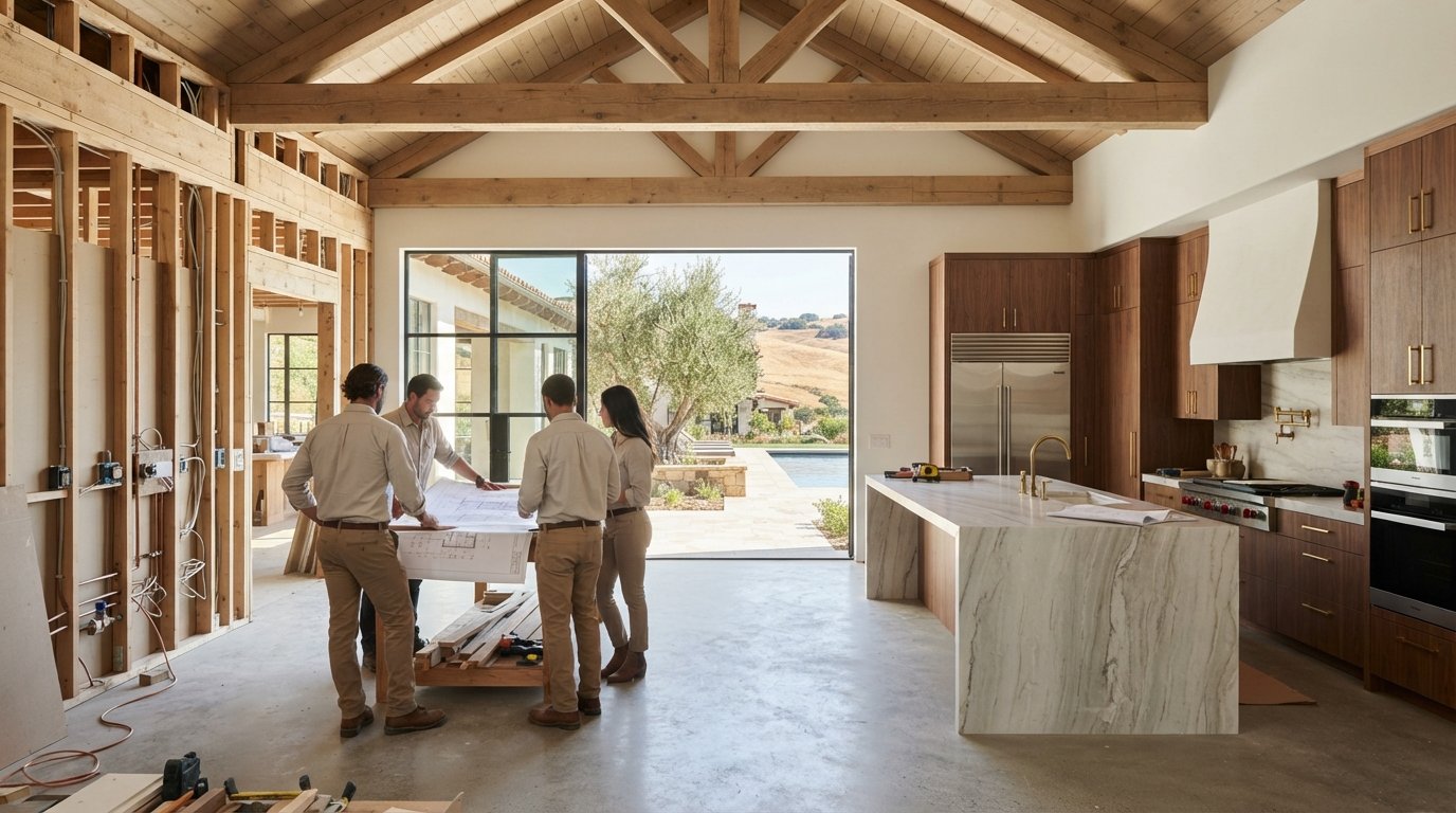 Premier Kitchen Construction Company in Rancho Santa Fe: Building Luxury from the Ground Up