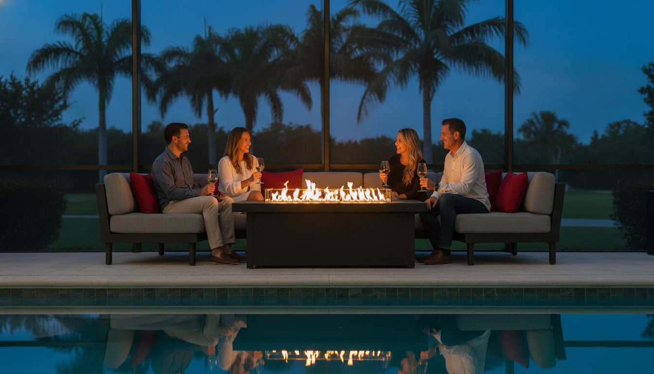 Premium Gas Fire Pit Tables in Sarasota FL: Elevate Your Outdoor Living