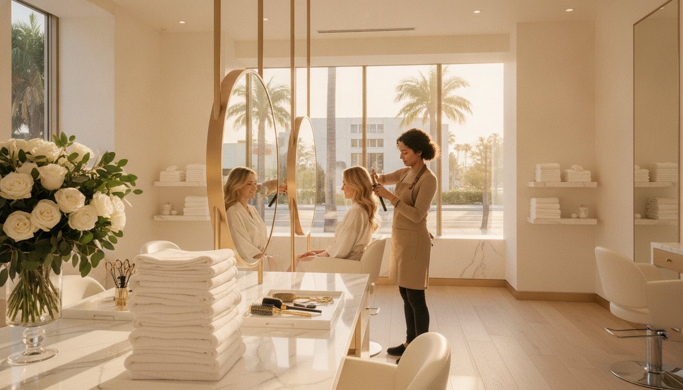 Premium Hair Salon Laundry Service in Beverly Hills