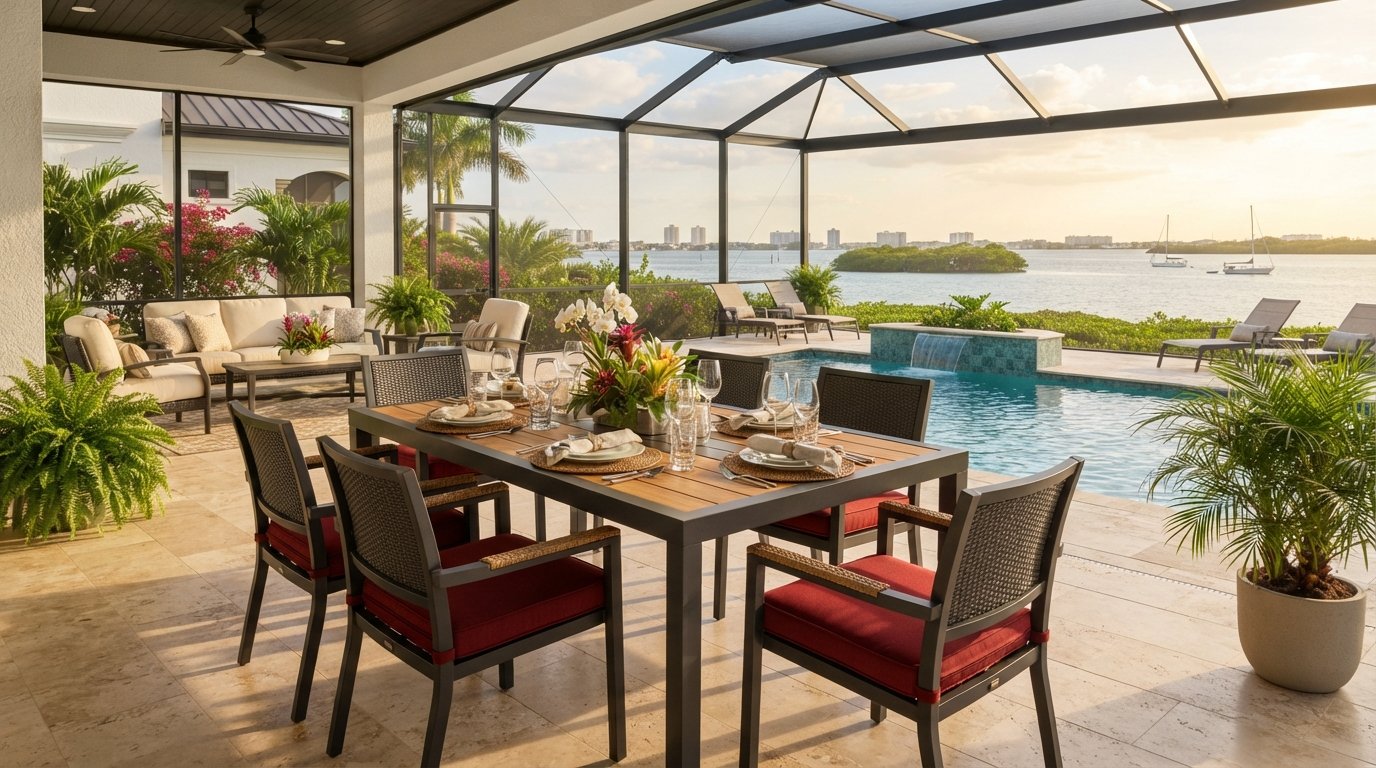 Premium Outdoor Dining Sets in Sarasota FL: A 2026 Guide to Coastal Style