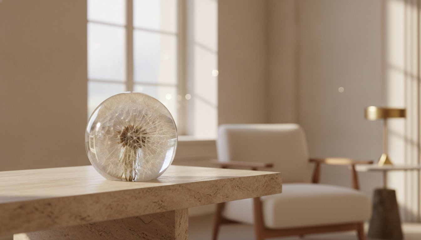 Premium Resin Nature Art: Suspended Moments of Botanical Poetry