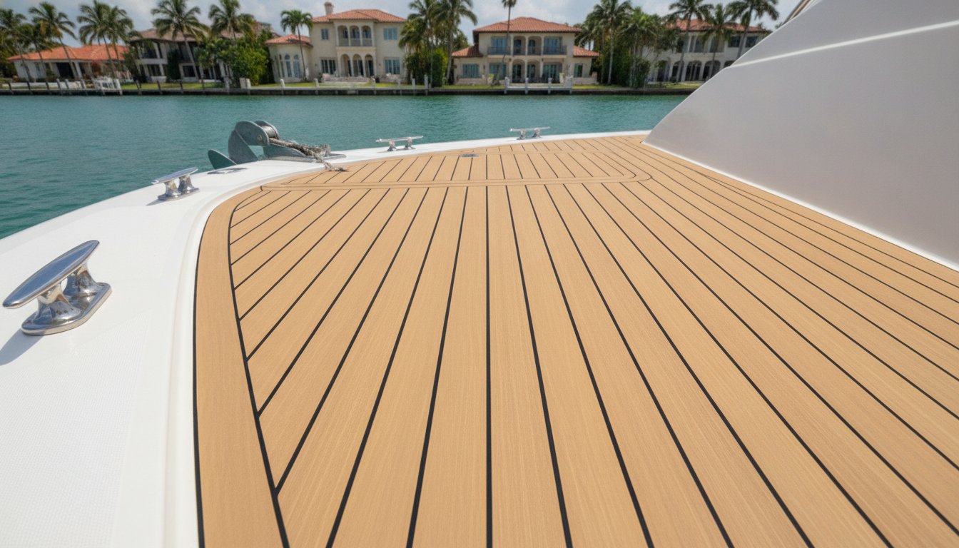 Premium Synthetic Teak Decking in Coral Gables: The 2026 Guide