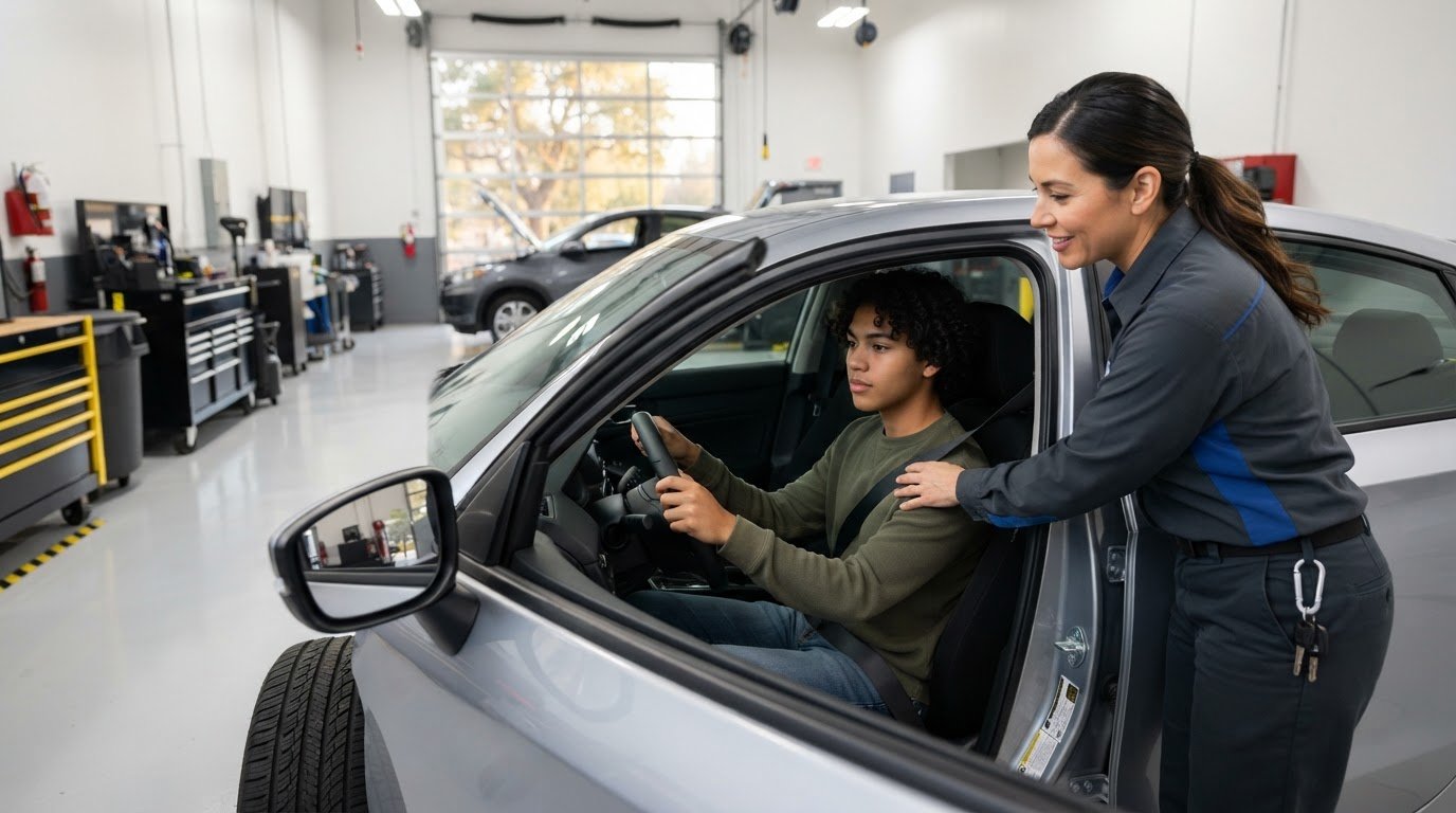Preparing a Car for a First-Time Driver in Fair Oaks