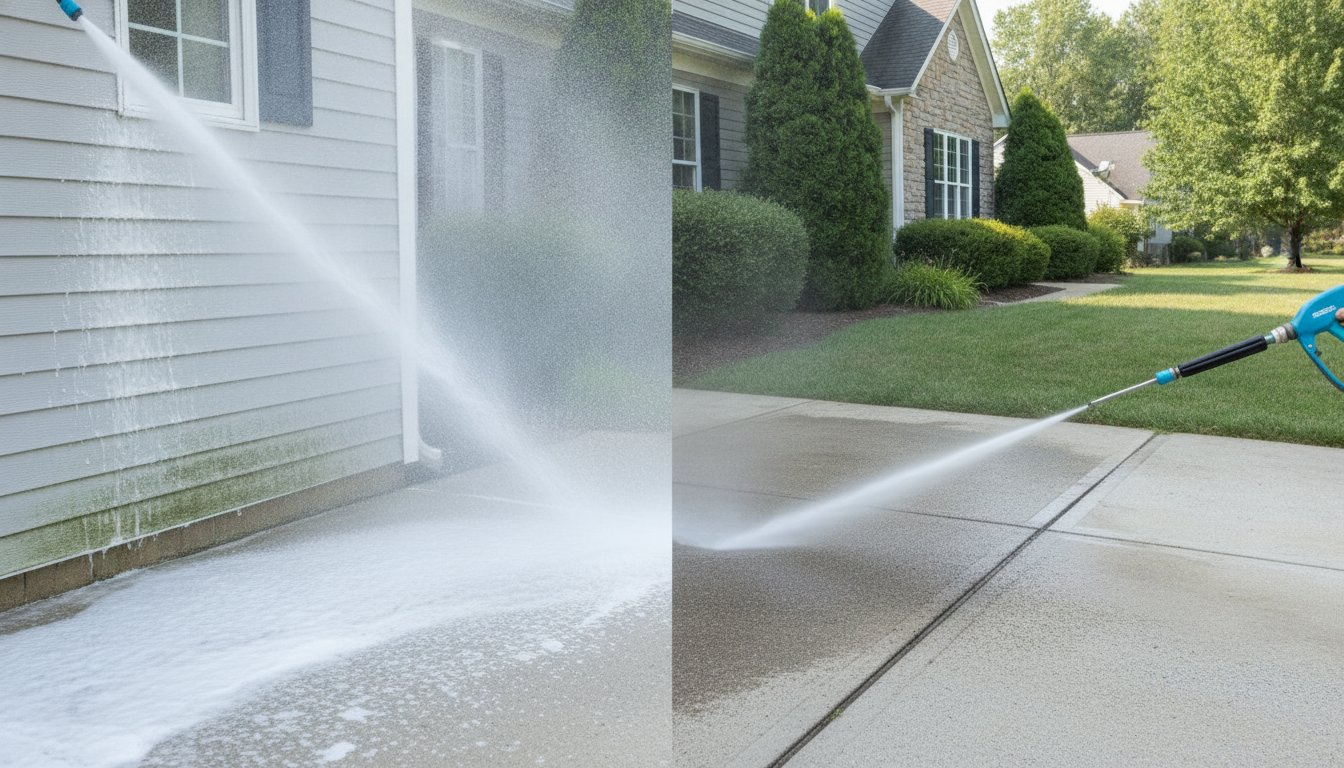 Pressure Washing vs. Soft Washing: The 2026 Homeowner’s Guide to Safe Exterior Cleaning