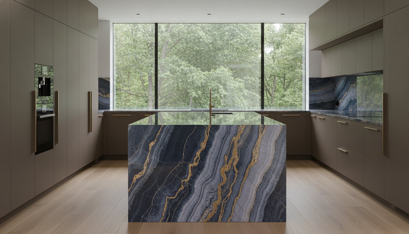 Princess Blue Quartzite: The Ultimate Statement Stone for Mississauga Interiors