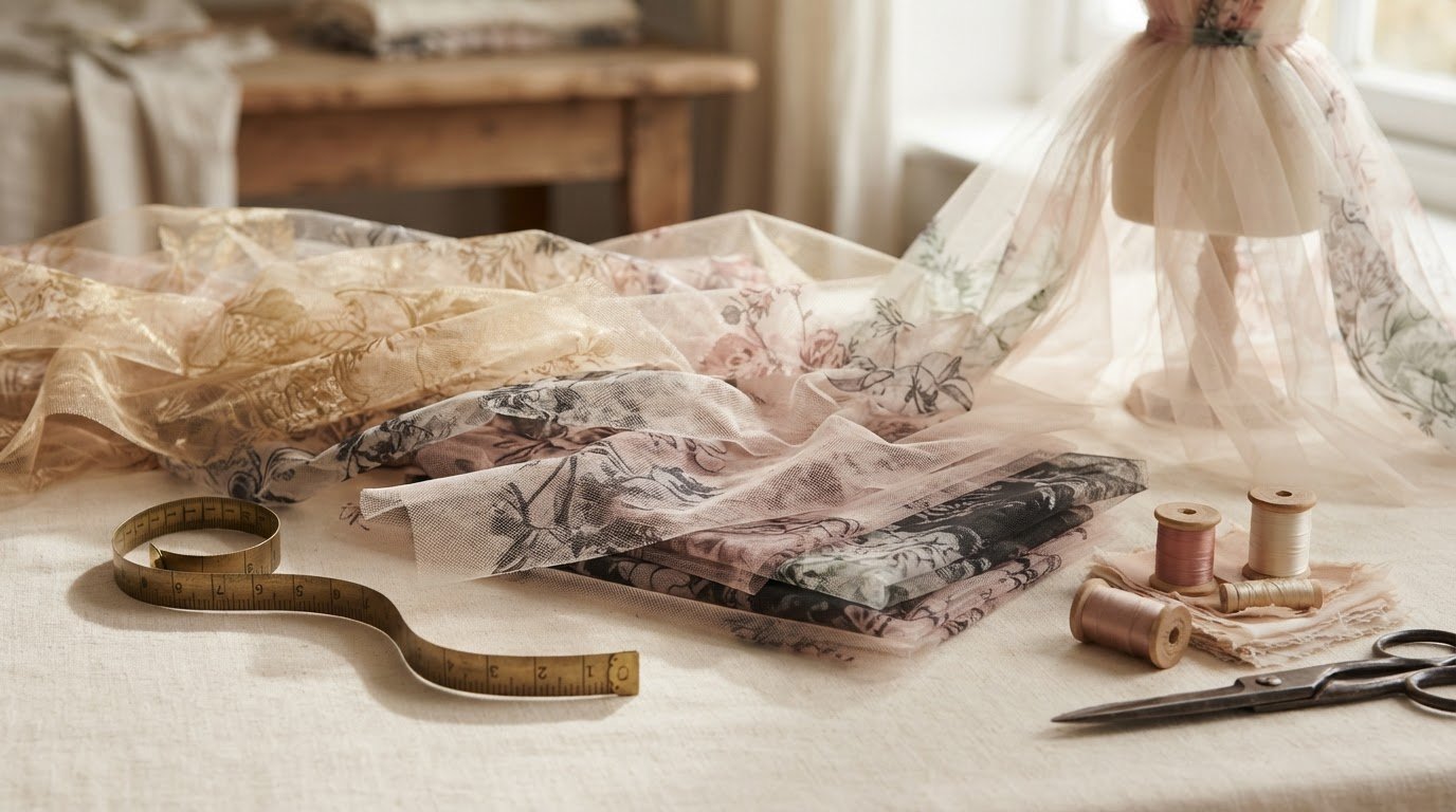 Printed Tulle Fabric UK: A Designer’s Guide to Choosing Well