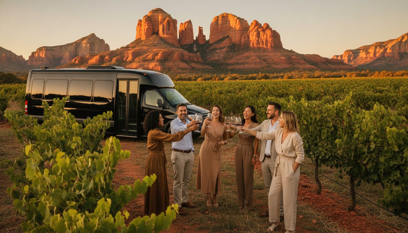 Private Group Transportation Sedona: The 2026 Guide to Stress-Free Sips