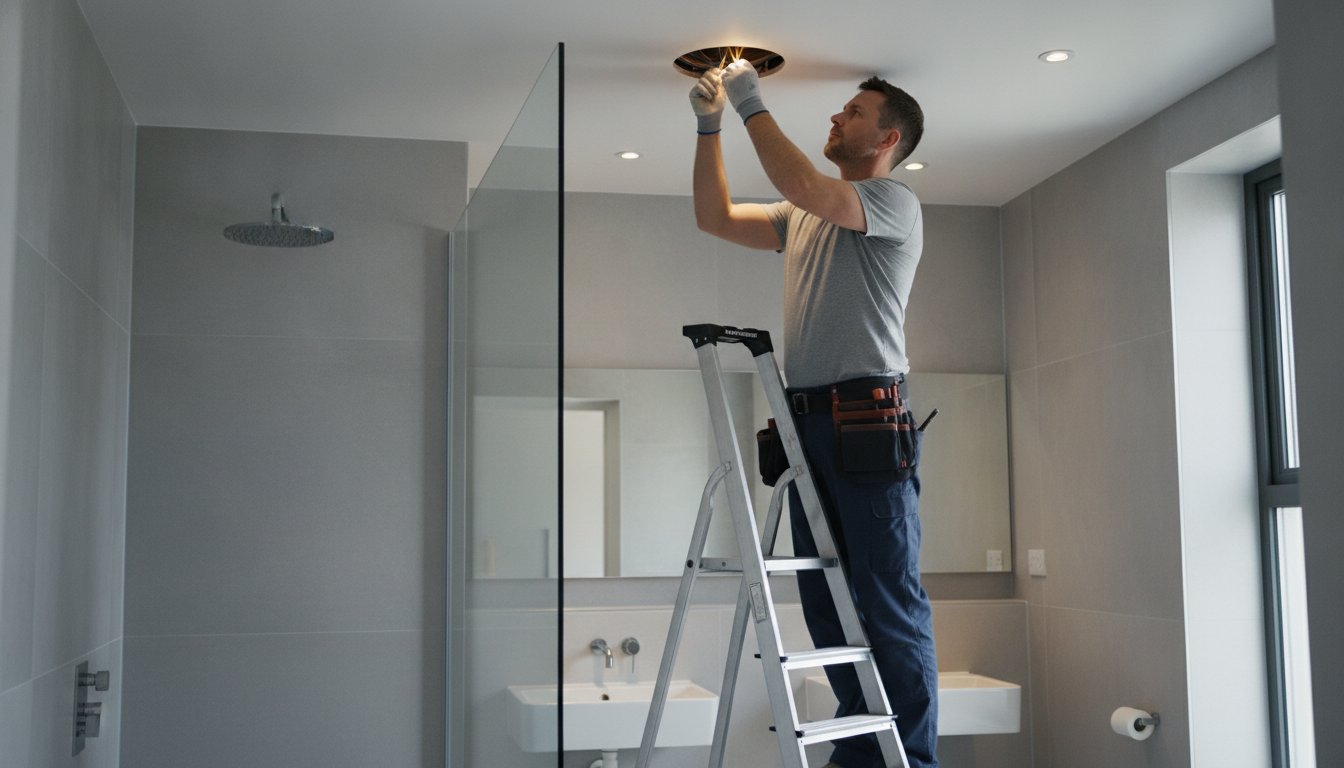 Professional Bathroom Downlight Installation in Milton Keynes: A Safety and Style Guide