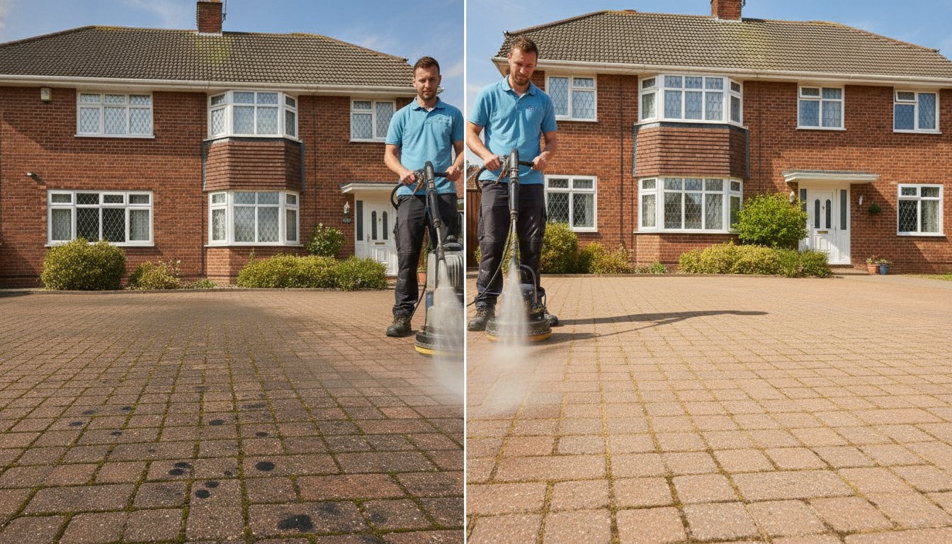 Professional Driveway Cleaning in the West Midlands