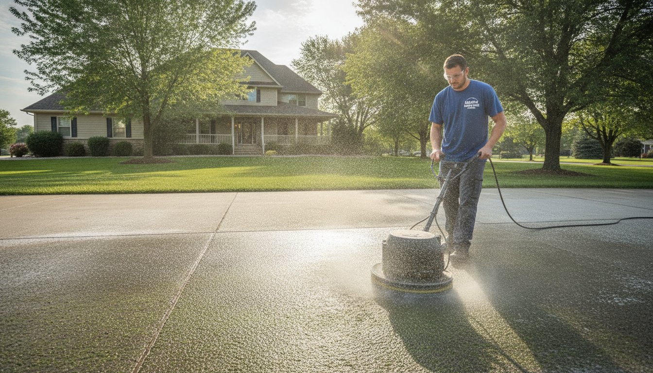 Professional Driveway Power Washing Services in Omaha: Restore & Protect Your Concrete