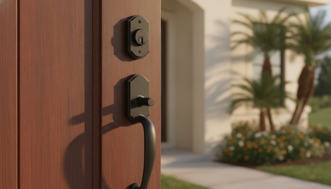 Professional Front Door Handleset Installation in Naples: Security Meets Curb Appeal