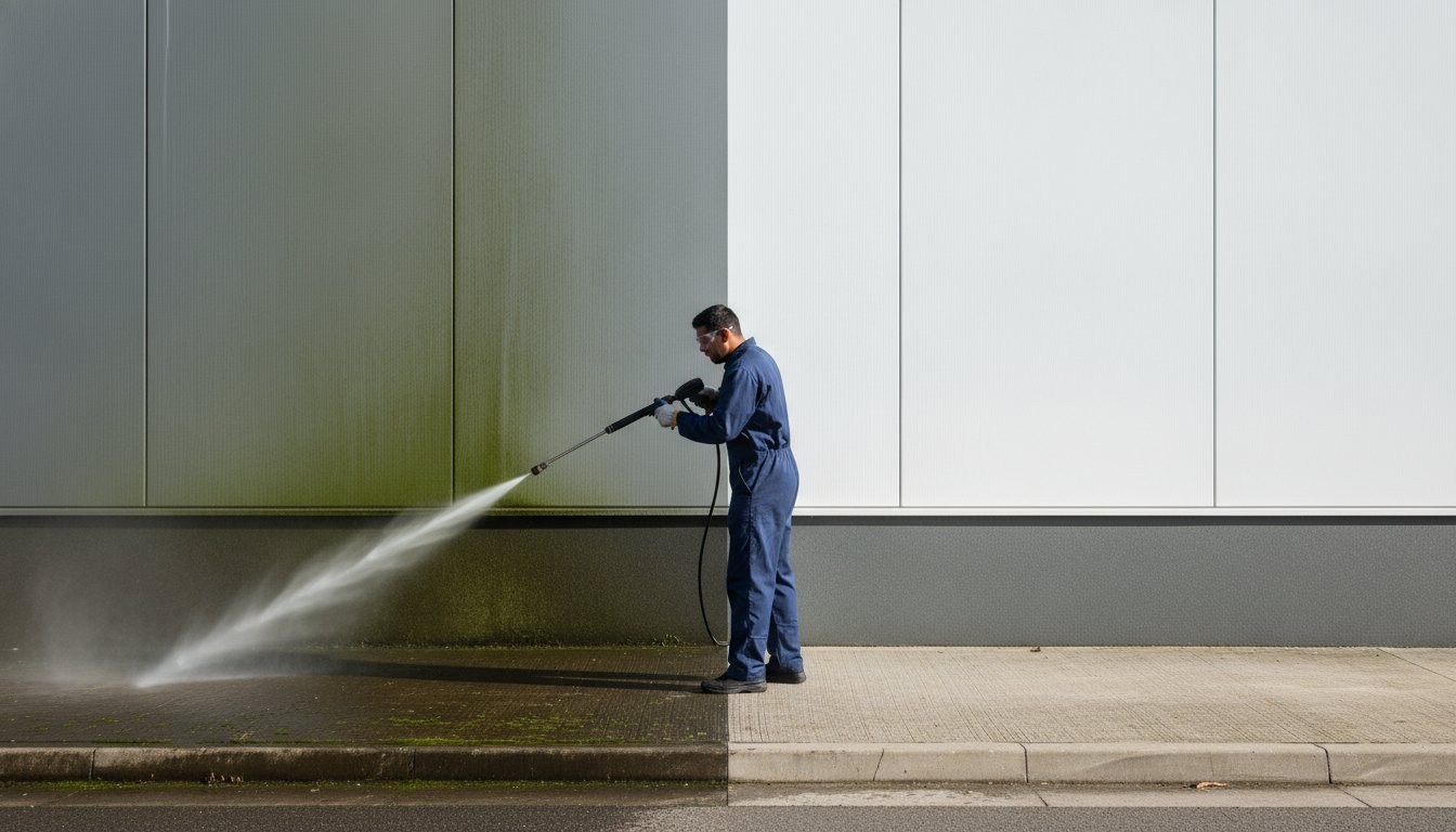 Professional Industrial Unit Cleaning in Wolverhampton: Restore Your Business Exterior
