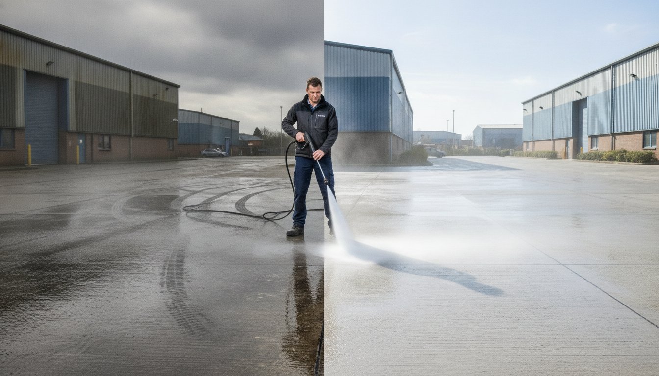 Professional Industrial Unit Cleaning West Midlands | Balo Jetwash