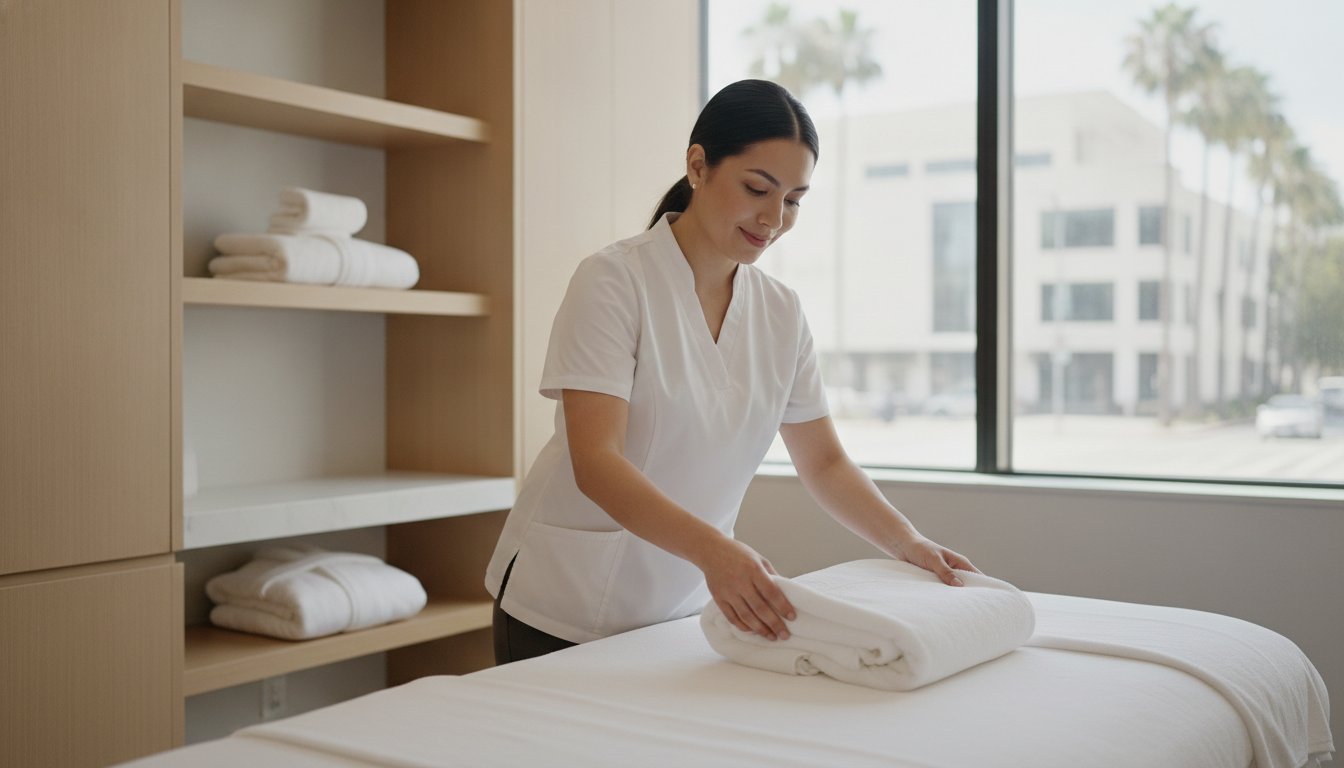 Professional Med Spa Laundry Service in Westwood & West LA