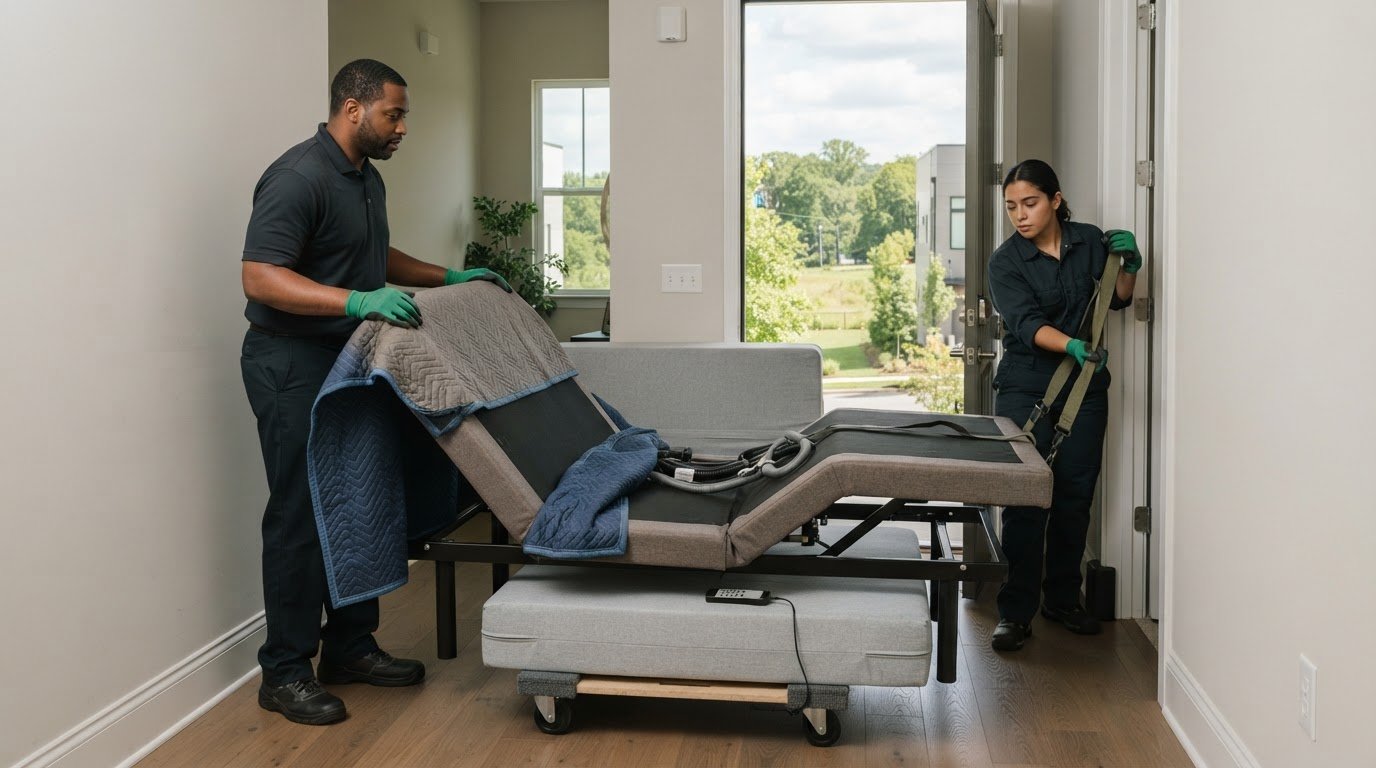 Professional Movers for a Sleep Number Bed in Aldie, VA