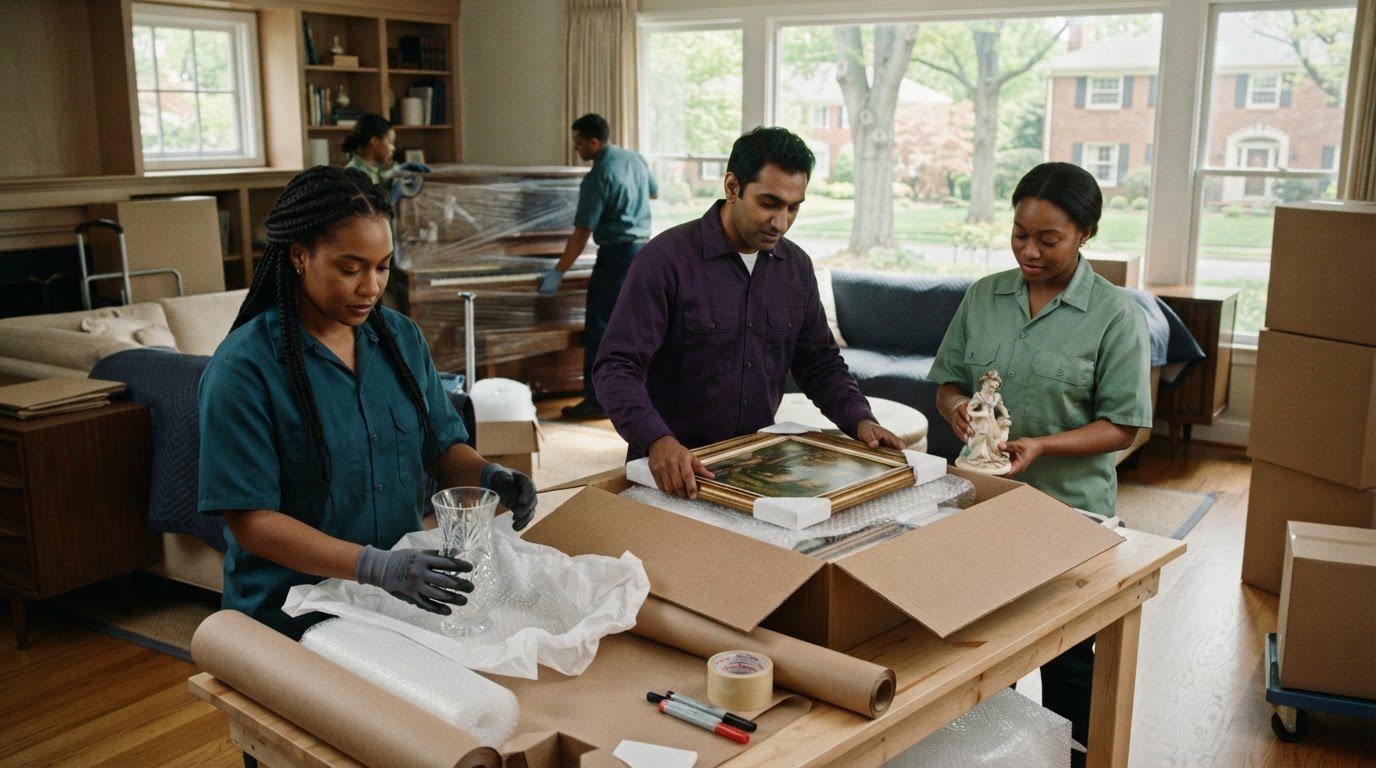 Professional Packers for Fragile Items in Chantilly, VA