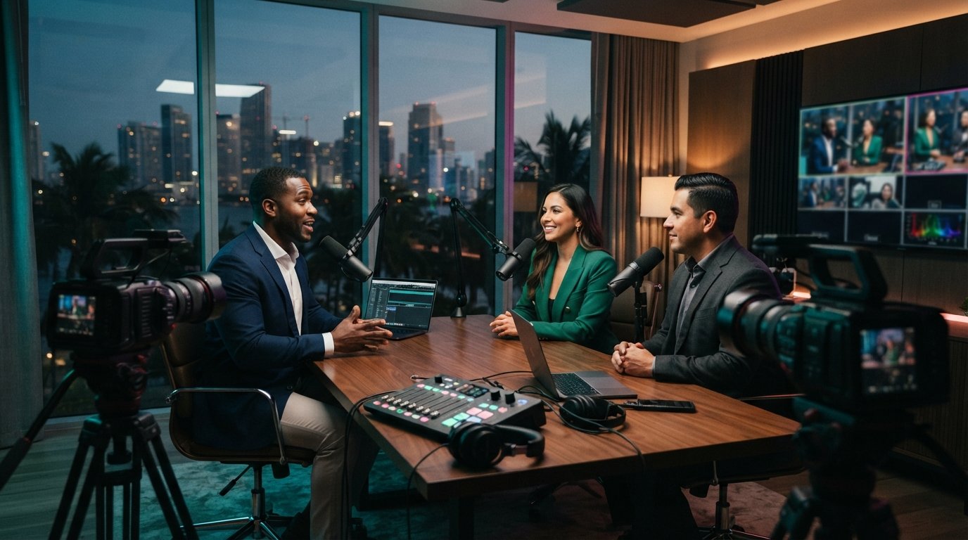 Professional Podcast Video Production in Miami: The 2026 Strategic Guide