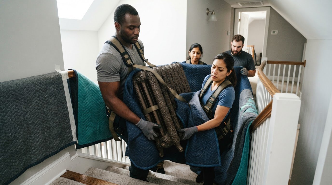 Professional Radiator Movers for Attic Stairs in Ashburn