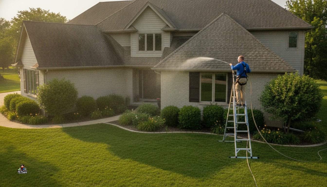 Professional Roof Cleaning in Elkhorn, NE: The Soft-Wash Solution for Your Home