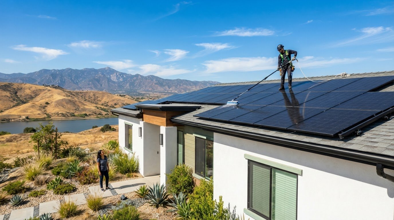 Professional Solar Panel Cleaning in Lake Elsinore: A Homeowner’s Guide
