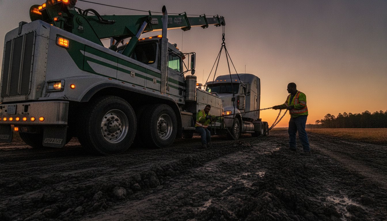 Professional Winch Out Service in Dayton, TX: Heavy-Duty Recovery Guide