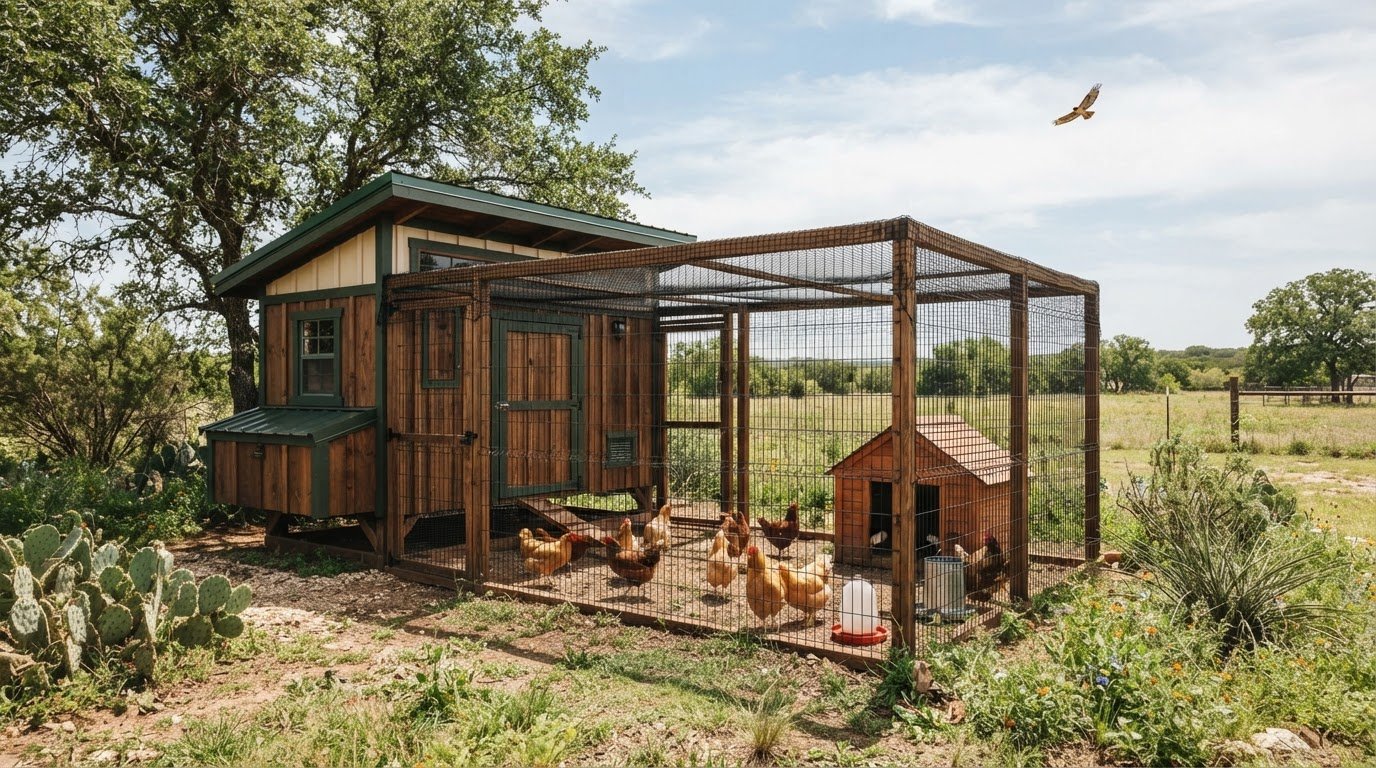 Protecting Chickens from Hawks in Texas: A 2026 Predator-Proofing Guide