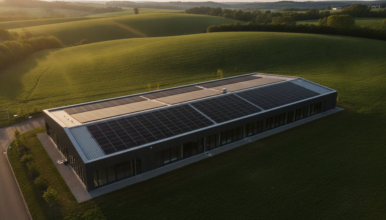 PV Anlage für Firmengebäude: Planung, Kosten & Vorteile 2026