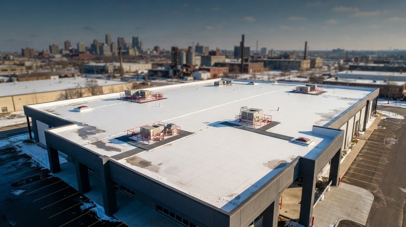 PVC Flat Roofing in Michigan: How to Evaluate the Right System for Your Building