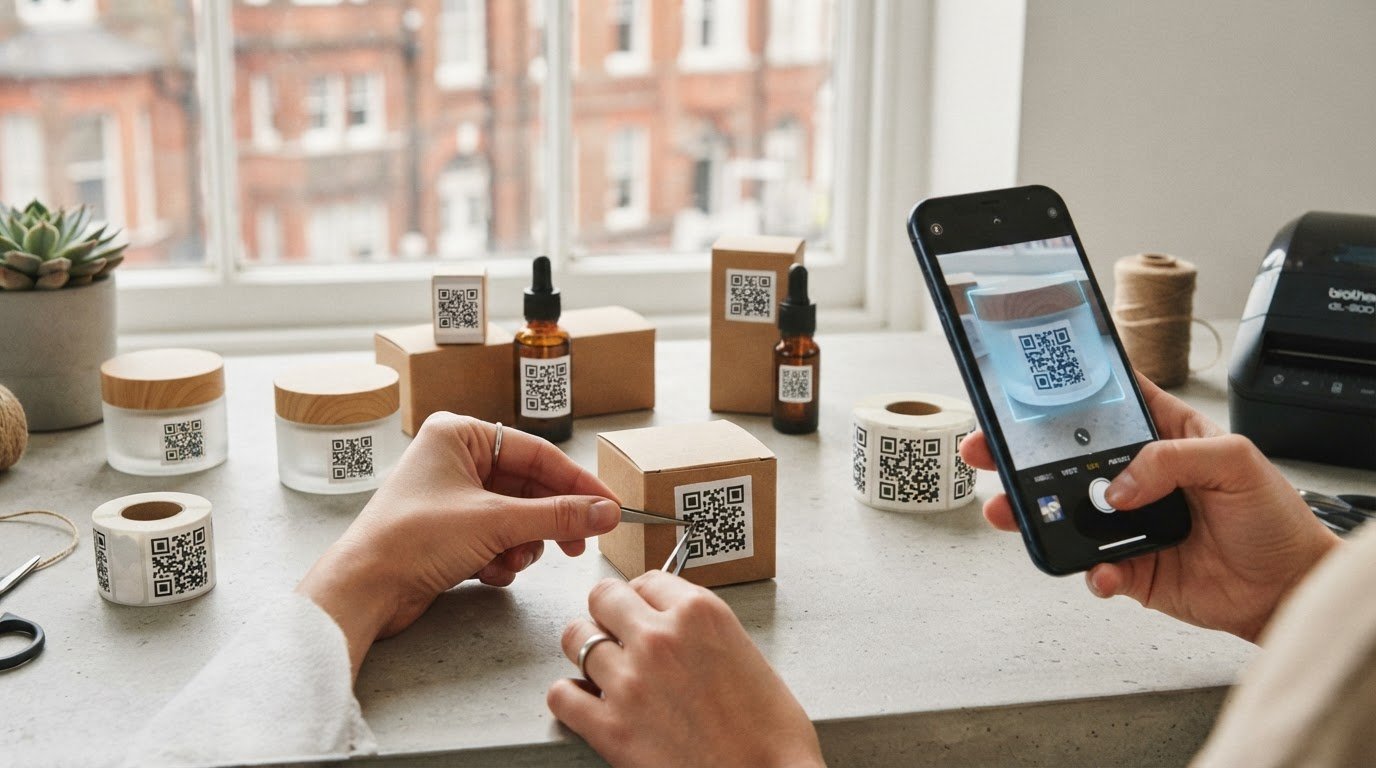 QR Code Stickers for Products: Design, Print and Use Them Effectively