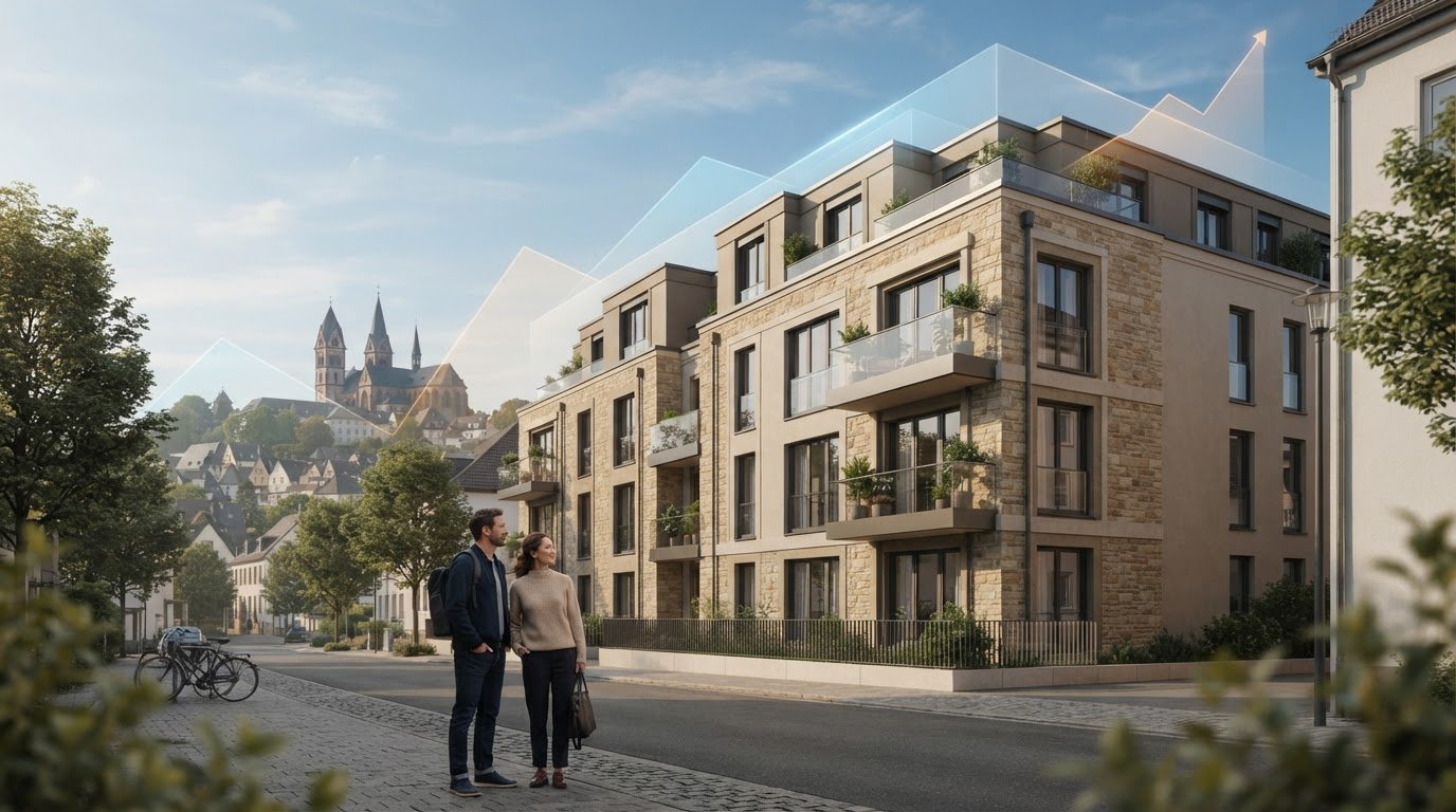 Quadratmeterpreise im Siegburger Zentrum: Preise für Wohnungen