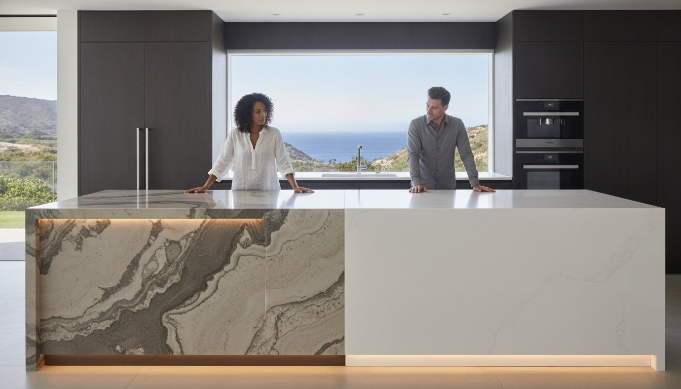 Quartzite vs. Quartz: 2026 Luxury Kitchen Investment Guide