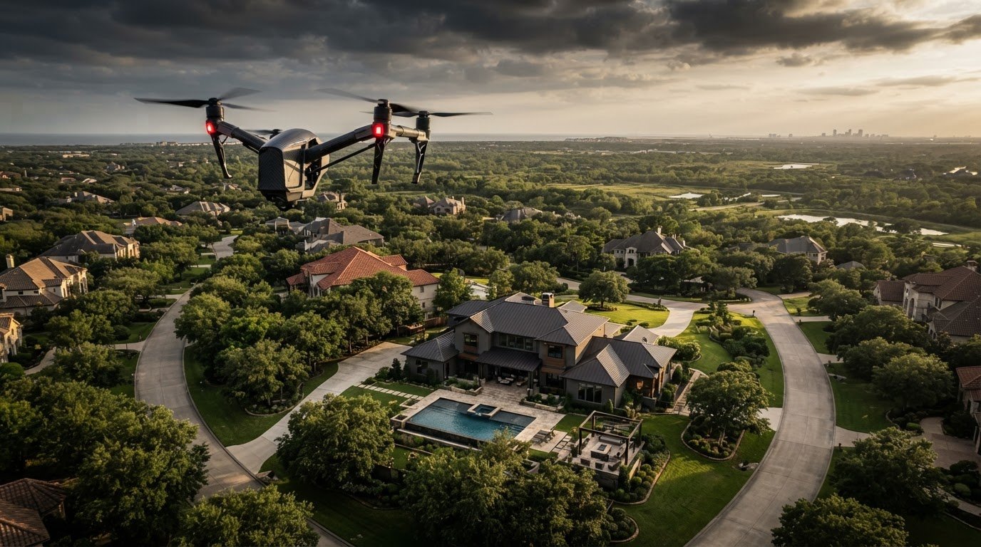 Real Estate Aerial Media in Houston, TX: How to Choose the Right Property Content