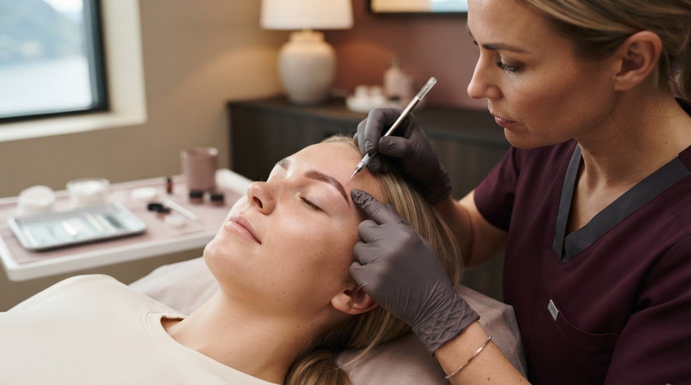 Realistiske bryn med microblading: Den komplette guiden til et naturlig resultat i 2026
