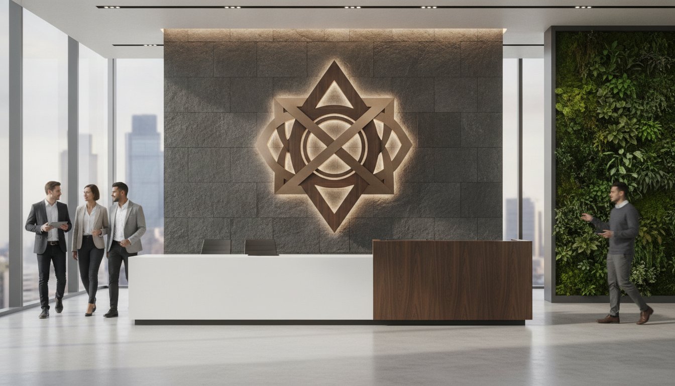 Reception Signs UK: The 2026 Guide to High-Impact Interior Business Signage