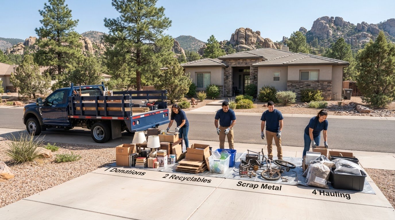 Recycle vs. Throw Away: Prescott Cleanout Guide